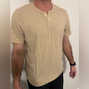 The Normal Brand Short Sleeve Henley shirt